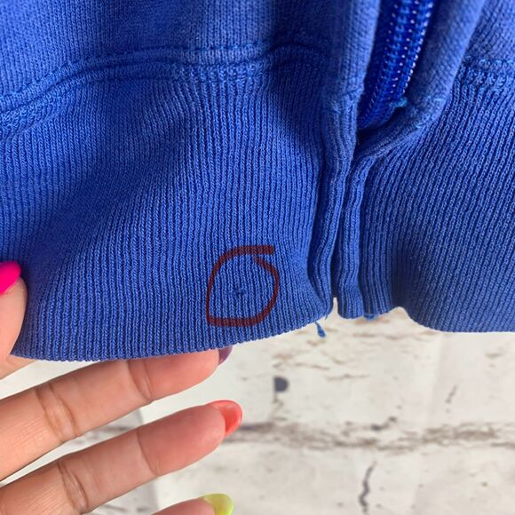 Vintage Kentucky Wildcats Sherpa Lined Zip Hoodie Blue Size Large Sporty Fan - Picture 4 of 12